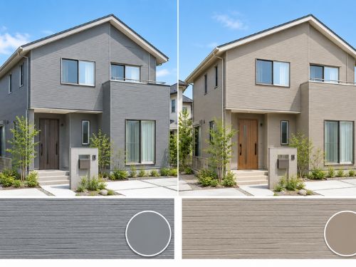 外壁塗装のグレーとグレージュはどう違う？住宅に合う色の選び方